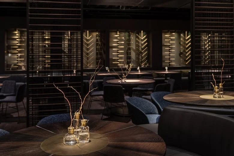 Eastern Zen-inspired Bar Restaurant Interior Eastern Zen-inspired Bar Restaurant Interior